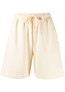 Nanushka embroidered-logo organic cotton shorts
