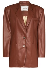 Nanushka Evan faux-leather blazer
