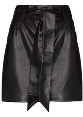 Nanushka faux-leather mini skirt