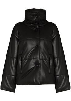 Nanushka Hide vegan leather puffer jacket