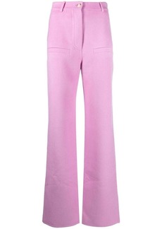 Nanushka high-waisted flared trousers
