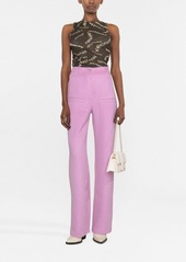 Nanushka high-waisted flared trousers