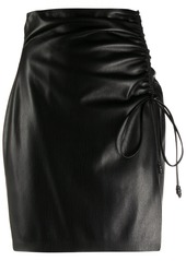Nanushka high-waisted slit mini skirt
