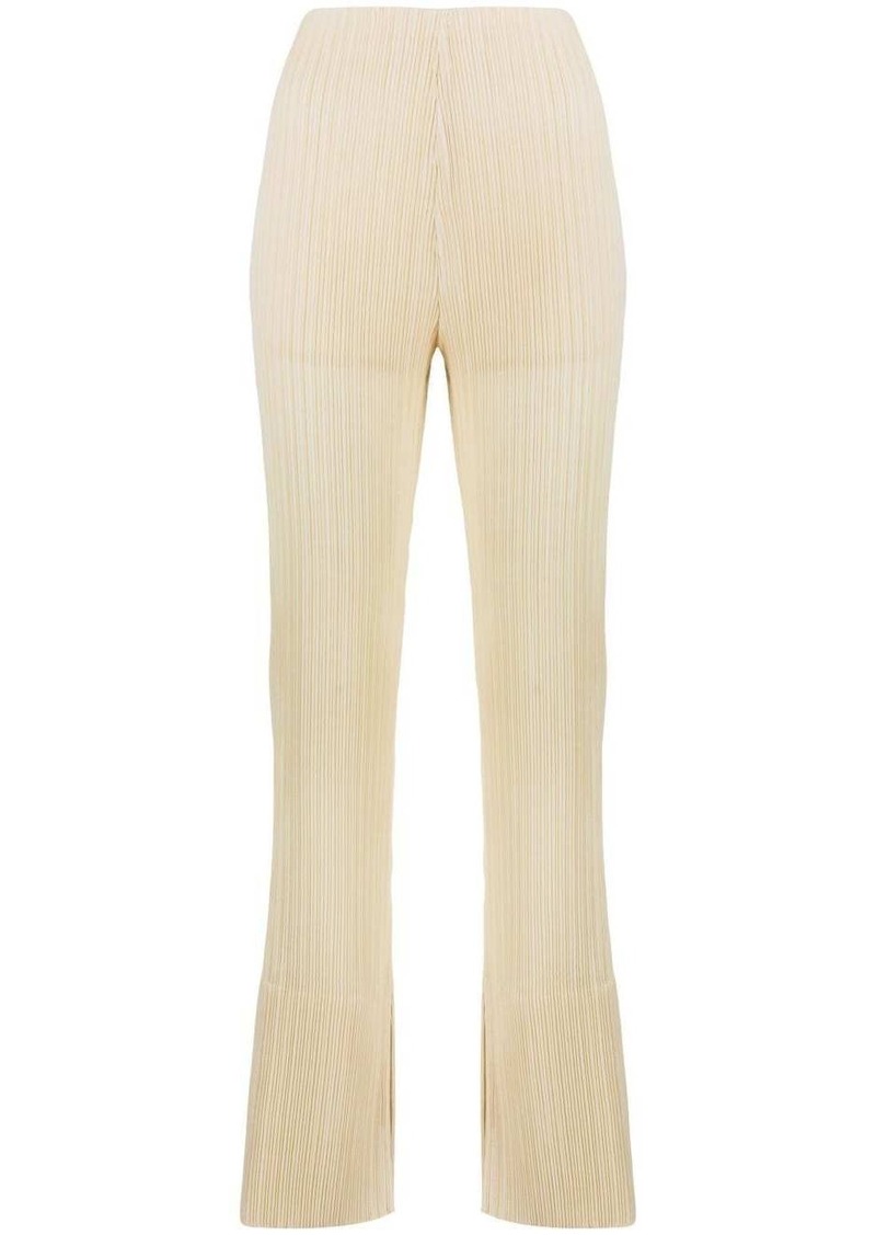 Nanushka high-waisted straight-leg trousers
