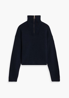 Nanushka - Kira knitted half-zip sweater - Blue - L