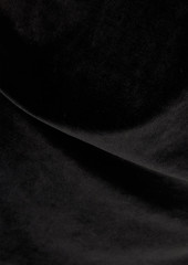 Nanushka - Lucy off-the-shoulder velvet midi dress - Black - S