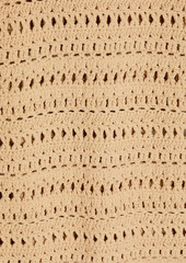 Nanushka - Maressa crocheted cotton-blend mini dress - Neutral - S