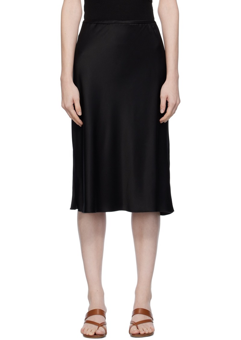 Nanushka Black Zarina Midi Skirt