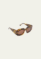Nanushka Cathi Square Acetate Sunglasses