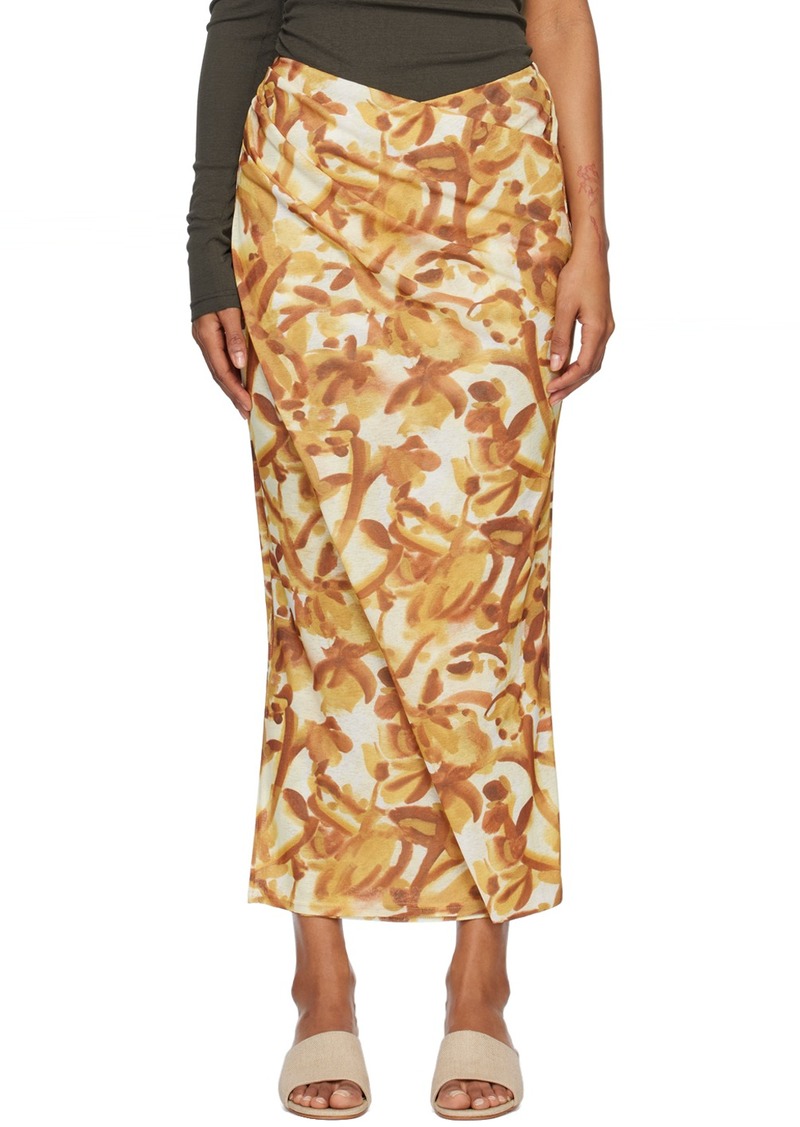 Nanushka Multicolor Tania Midi Skirt