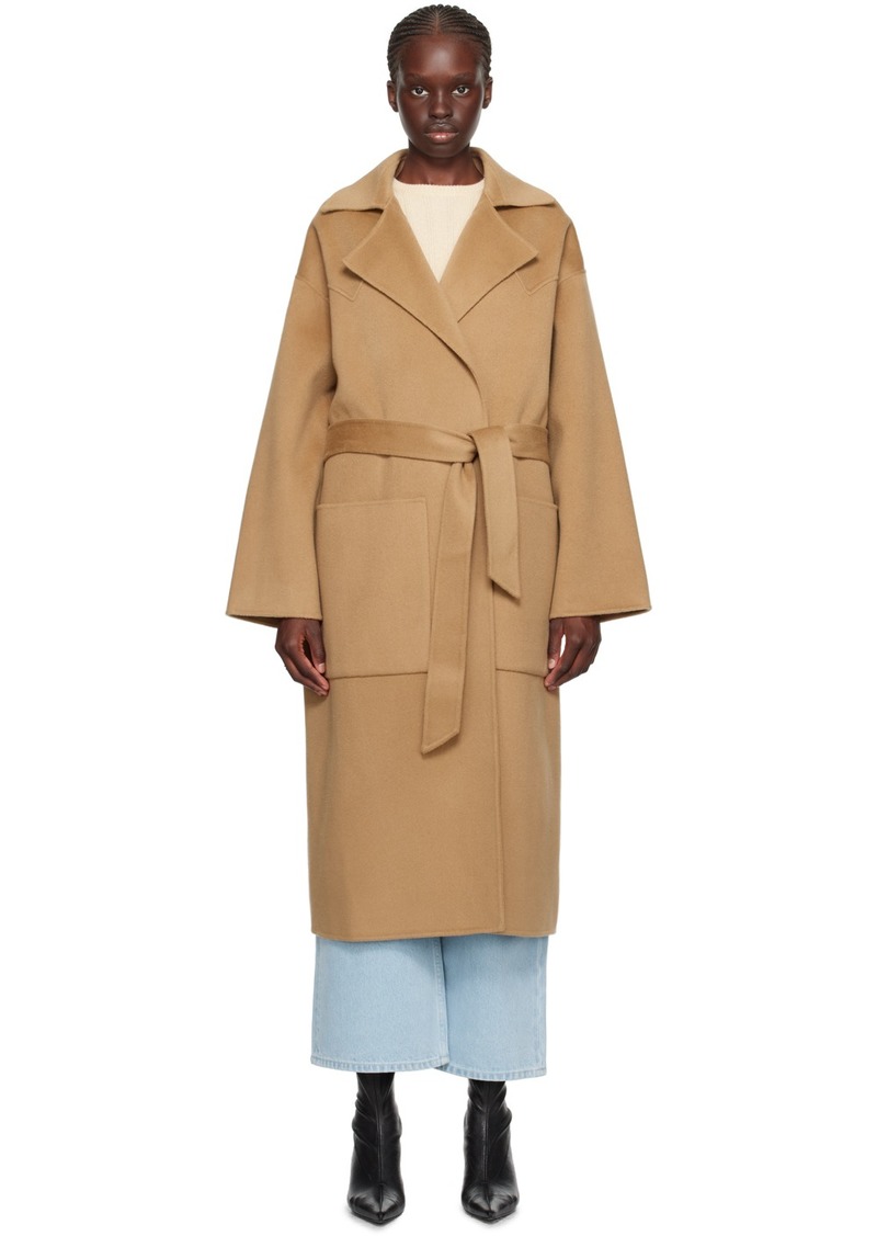 Nanushka Tan Alamo Coat