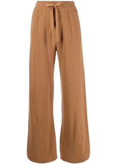 Nanushka ribbed-knit wide-leg trousers