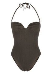 Nanushka Syra textured-finish swimsuit