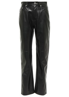 Nanushka Vinni faux leather straight pants
