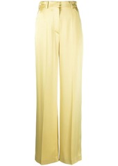 Nanushka Kezia satin wide-leg trousers