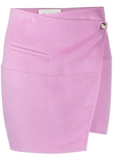 Nanushka wrap mini skirt