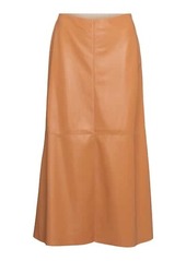 Nanushka Zayra faux leather midi skirt