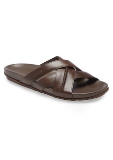 Naot Anegada Slide Sandal in Pecan Brown Leather at Nordstrom