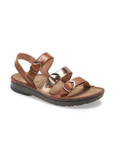 Naot Lamego Sandal in Rose Gold/Maple Leather at Nordstrom