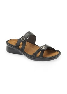 Naot Triton Sandal in Shiny Black Leather at Nordstrom