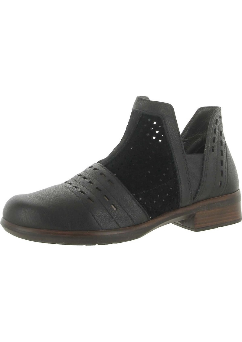 Naot Rivotra Womens Leather Slip-On Ankle Boots