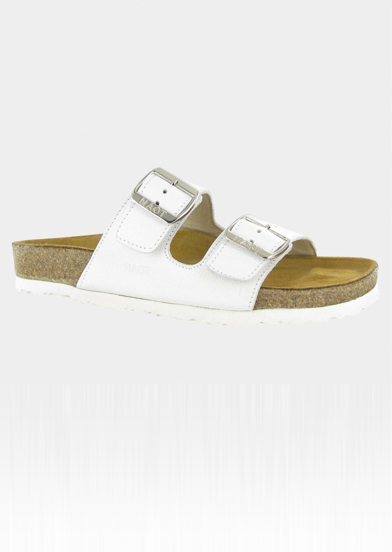 Naot Santa Barbara Sandal In Soft White Leather