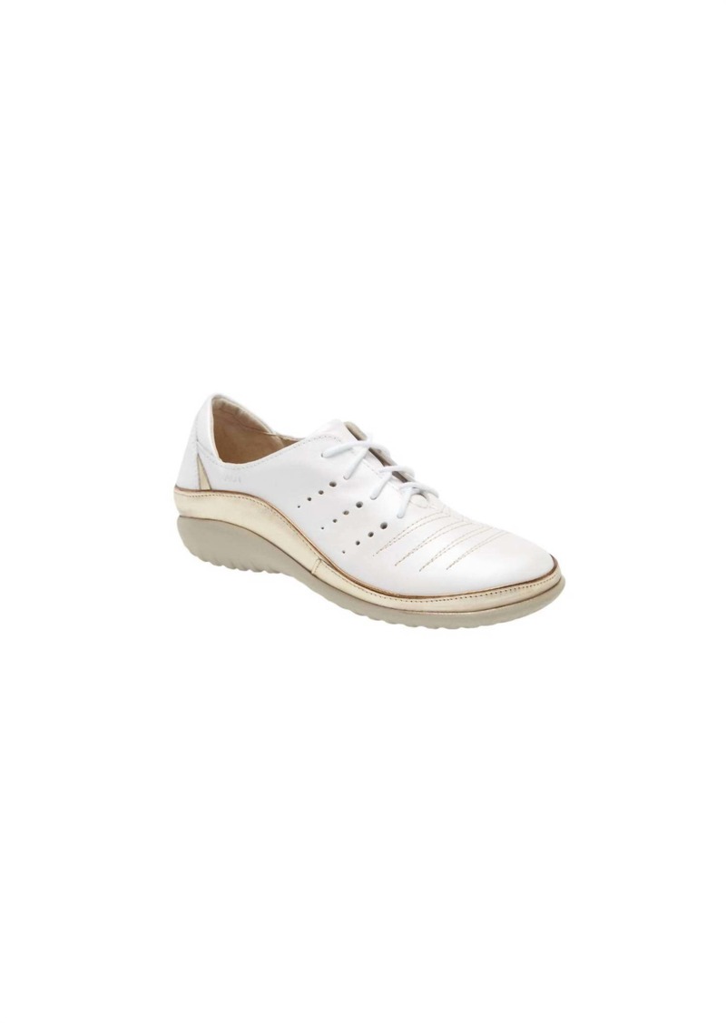 Naot Women's Kumara White Pearl Shoes