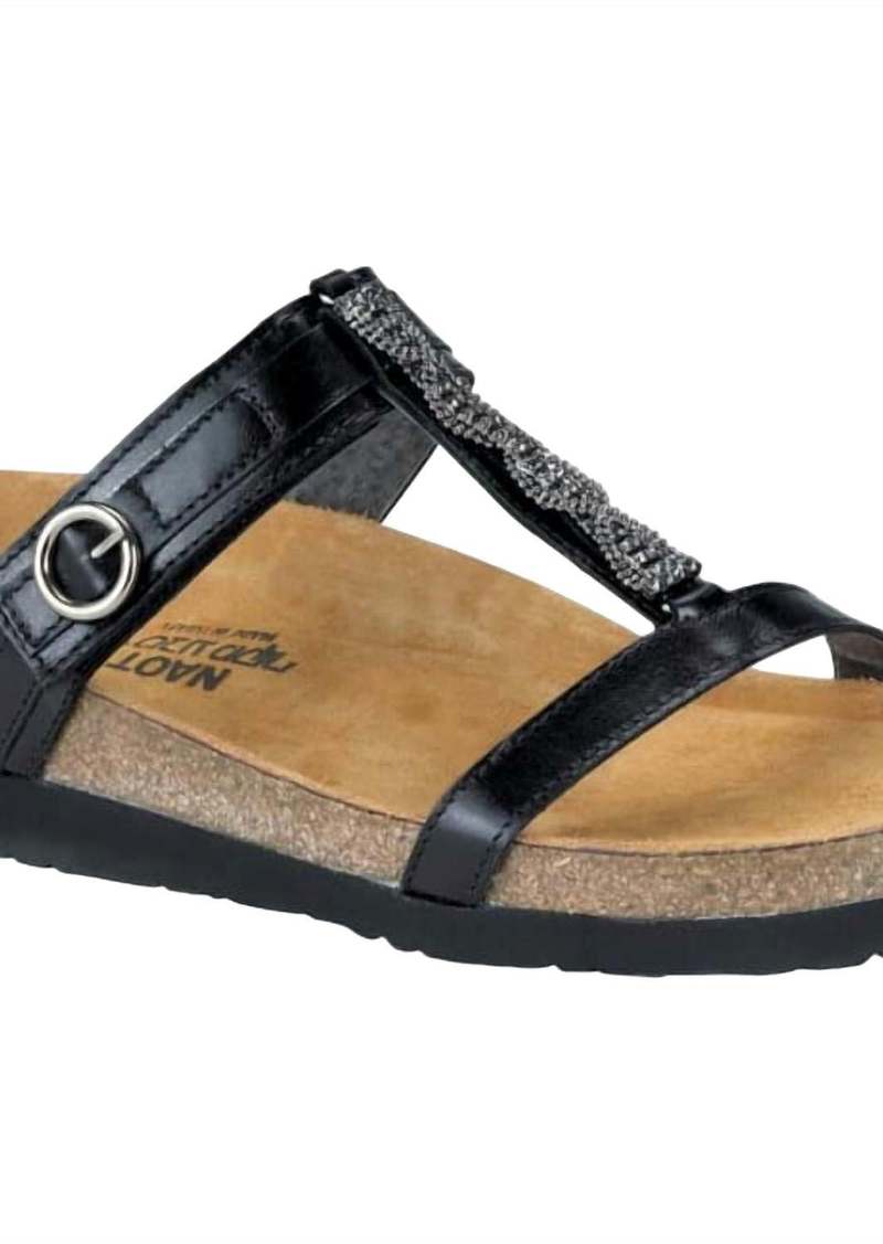 Naot Women's Malibu Sandal In Black Madras