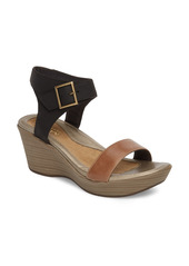 Naot Caprice Wedge Sandal in Tan Leather at Nordstrom
