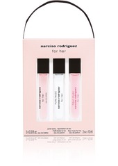 Narciso Rodriguez 3-Pc. For Her Travel Spray Gift Set, Created for Macy's