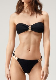 NASTY GAL Crinkled Shell Two-Piece Swimsuit