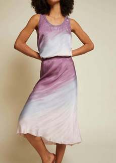 Nation Ltd. Mabel Midi Skirt In Mood Ring Tie Dye