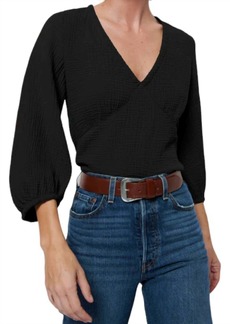 Nation Ltd. Maribeth Balloon Top In Black