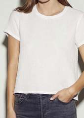 Nation Ltd. Marie Boxy Crop Top in White
