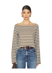 Nation Ltd. Nation LTD Bryce Stripe Boat Neck Top