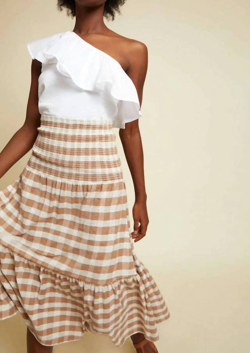 Nation Ltd. Nyla Smocked Midi Skirt In Picnic