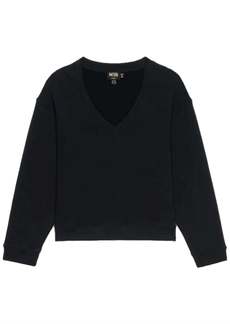 Nation Ltd. Women's Wyatt Oversized V-Neck Sweater In Jet Black