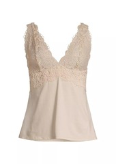 Natori Bliss Harmony Lace-Trimmed Camisole Top