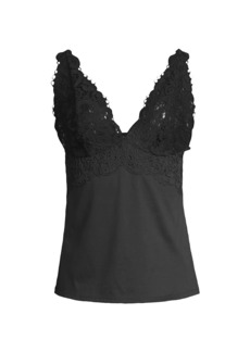 Natori Bliss Harmony Lace-Trimmed Camisole Top