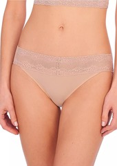 Natori Bliss Perfection Lace Trim One Size Bikini Brief 2-Pack