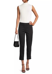 Natori Cotton-Blend Chino Crop Pants