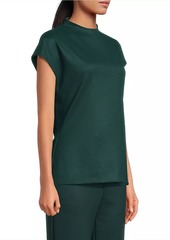 Natori Double Jersey Ponte Short-Sleeve Top