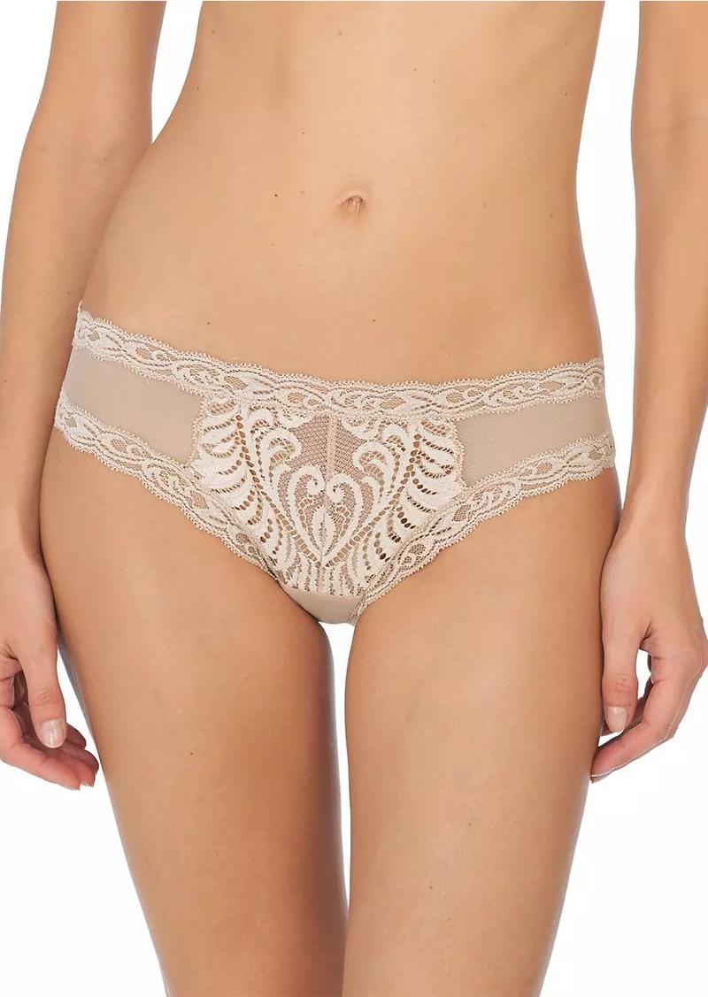 Natori Feathers Lace Hipster