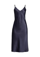 Natori Glamour Satin Slip Midi-Dress
