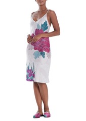 Natori Jubako Floral Slip Dress