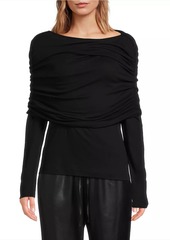 Natori Layering Jersey Ruched Top