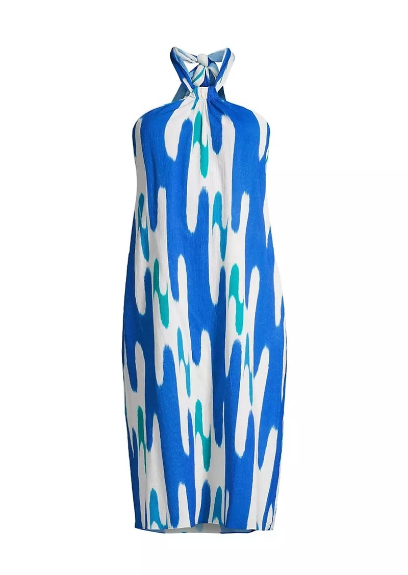 Natori Lido Geometric Halter Dress