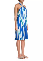 Natori Lido Geometric Halter Dress