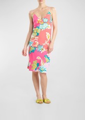 Natori Marbella Floral-Print Chemise