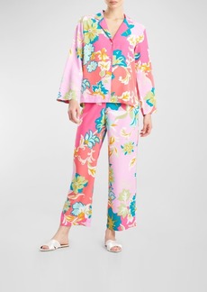 Natori Marbella Floral Print Pajama Set